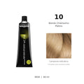 L’Oréal Professionnel INOA 10 60 ml, tubo originale e campione colore indicativo su fondo bianco