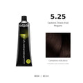 L’Oréal Professionnel INOA 5.25 60 ml, tubo originale e campione colore indicativo su fondo bianco