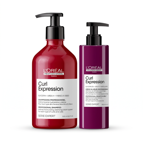 Kit L'Oréal Professionnel Curl Expression Shampoo 500 ml e Crema Gel 250 ml