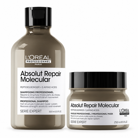 L’Oréal Absolut Repair Molecular Kit Shampoo 300 ml + Maschera 250 ml