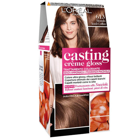 L'Oréal Paris Casting Crème Gloss 613 Biondo Iced-Coffee colorazione senza ammoniaca