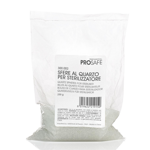 Sfere di quarzo Prosafe Xanitalia per sterilizzatore, confezione da 250 g