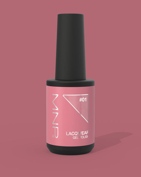 Lacqwear MNP Gel Polish 01 Puce 10ml — nude marroncino scuro