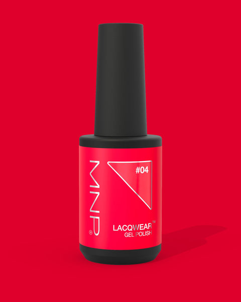Lacqwear MNP Gel Polish 04 Milano Red 10ml — rosso caldo