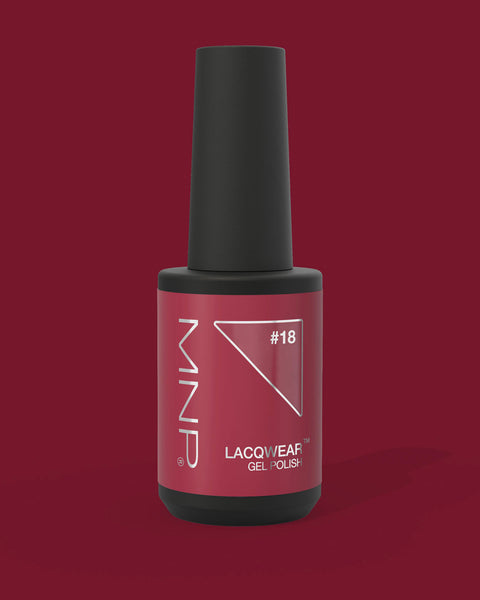 Lacqwear MNP Gel Polish 18 El Salva 10ml — rosso cranberry