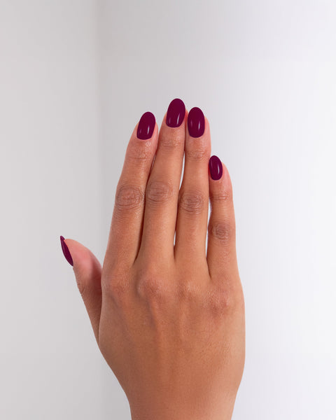 Lacqwear MNP Gel Polish 19 Fantastic 10ml — rosso vino con micro glitter
