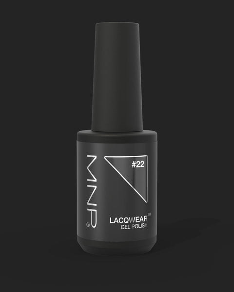 Lacqwear MNP Gel Polish 22 Black Out 10ml — nero