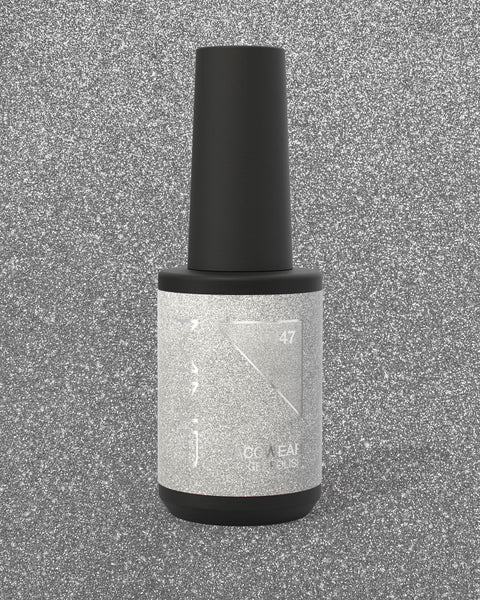 Lacqwear MNP Gel Polish 47 Glitter Argento 10ml — glitter argento