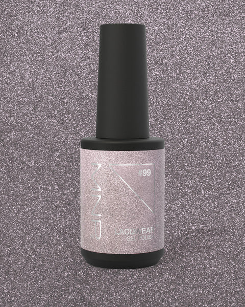 Lacqwear MNP Gel Polish 99 Stardust 10ml — glitter argento iridescente