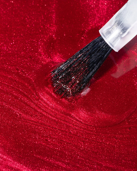 Lacqwear MNP Gel Polish 169 Paillettes 10ml — rosso freddo con micro glitter