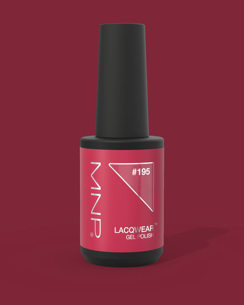 Lacqwear MNP Gel Polish 195 Take Me Over 10ml — rosso vino