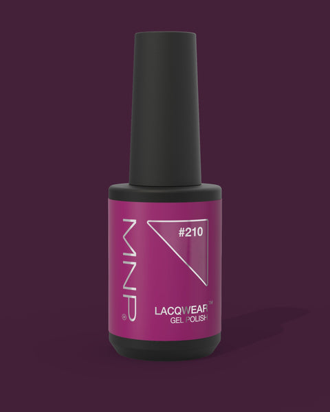 Lacqwear MNP Gel Polish 210 Walk of Fame 10ml — melanzana scuro