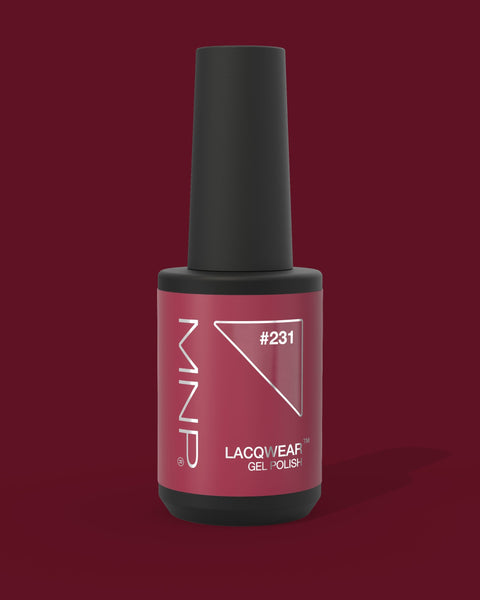 Lacqwear MNP Gel Polish 231 Extravaganza 10ml — rosso vino intenso