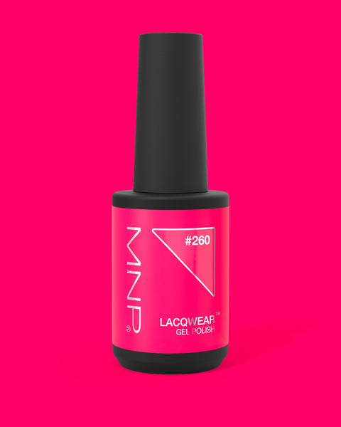 Lacqwear MNP Gel Polish 260 Be Bad 10ml — rosso corallo scuro