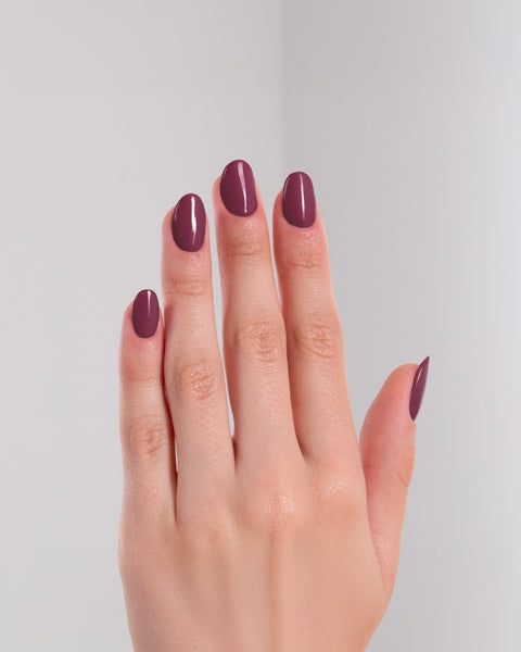 Lacqwear MNP Gel polish 295 DUSTY MAUVE 10ml — malva scuro