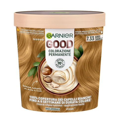 Garnier Good colorazione senza ammoniaca 7.33 Biondo Caramello Dorato confezione