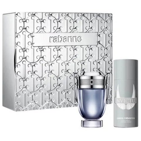 Cofanetto Paco Rabanne Invictus Eau de Toilette 100 ml con Deodorante Spray 150 ml