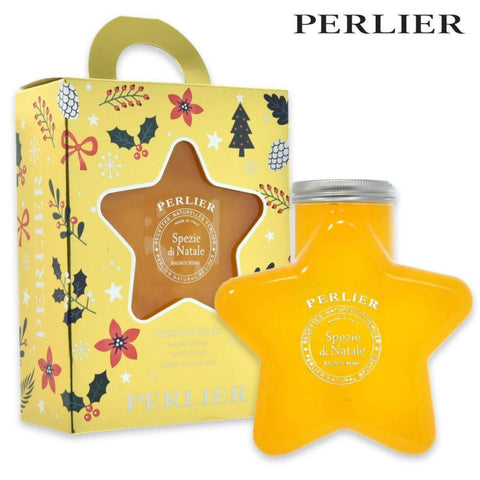Perlier Bagno Crema Spezie di Natale in confezione regalo a stella 470 ml