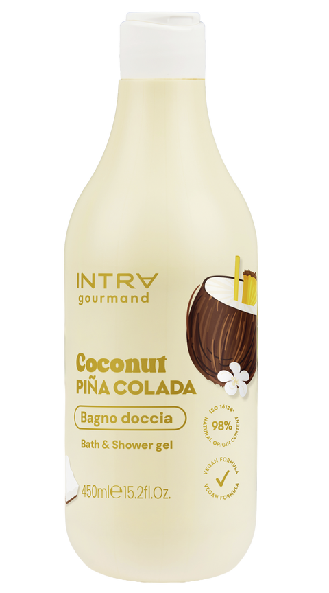 Intra Gourmand bagno doccia Coconut Piña Colada flacone 450 ml