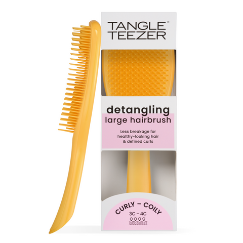 Tangle Teezer Tud Large Nat Curly Daffodil Yellow